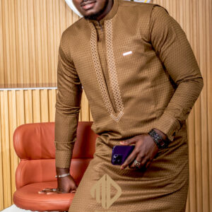 Grand Boubou Diomaye – Luxe Moderne 3 Pièces